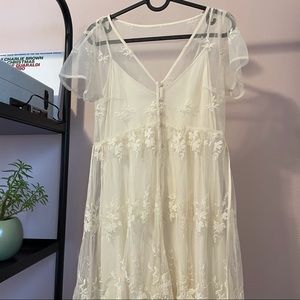 Abercrombie Cream Fairy Dress
